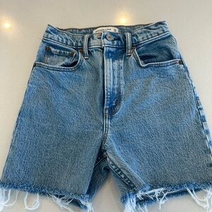 Abercrombie & Fitch Light Blue Denim Cutoff Shorts